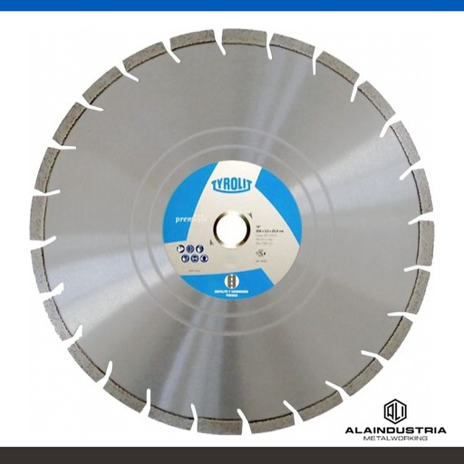 [205730] DISCO DIAMANTADO ASFALTO Y HORMIGÓN FRESCO Ø306 x 50 mm TYROLIT PREMIUM