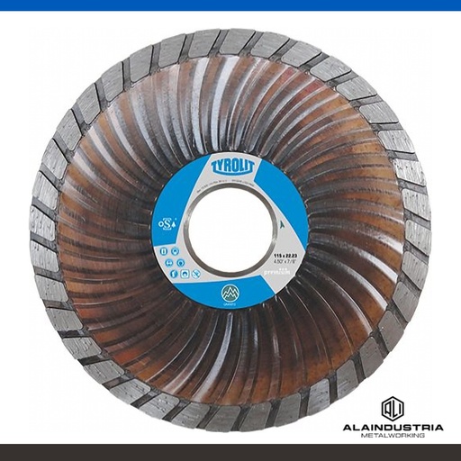 [205809] DISCO DIAMANTADO TURBO GRANITO Ø230X22,2mm TYROLIT PREMIUM