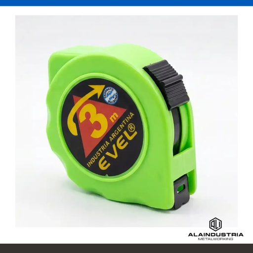 [205845] CINTA MÉTRICA 3M X16mm EVEL RETROBLOK