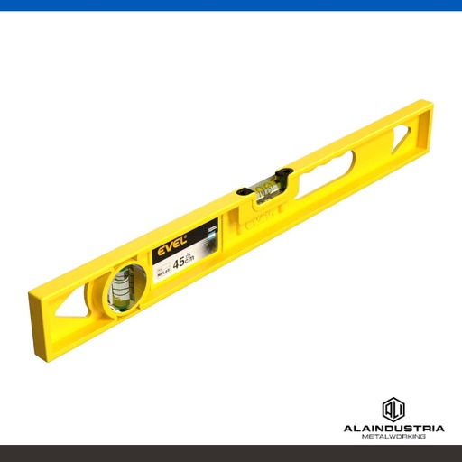 [205867] NIVEL PLÁSTICO 2 BUBRUJAS 450mm EVEL