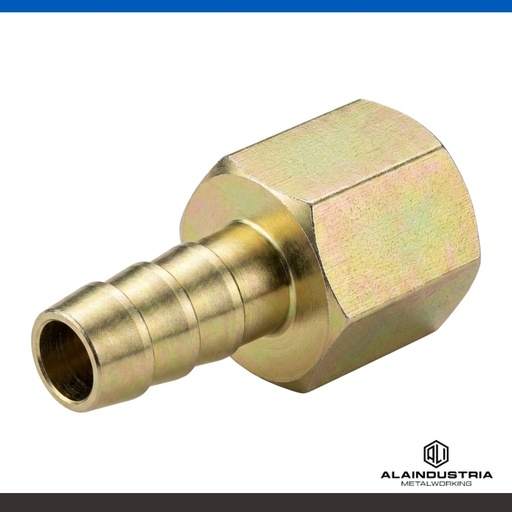 [206445] RACORD HEMBRA DE ACERO  5/16" x R 1/4" GAS H