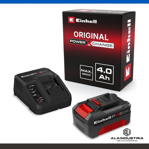 [207873] KIT CARGADOR Y BATERÍA 18V 4.0ah EINHELL PXC C1
