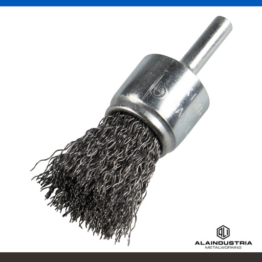 [208127] CEPILLO DE PINCEL RIZADO CON VASTAGO INOX Ø12 x 6 KLINGSPOR W BPS 600