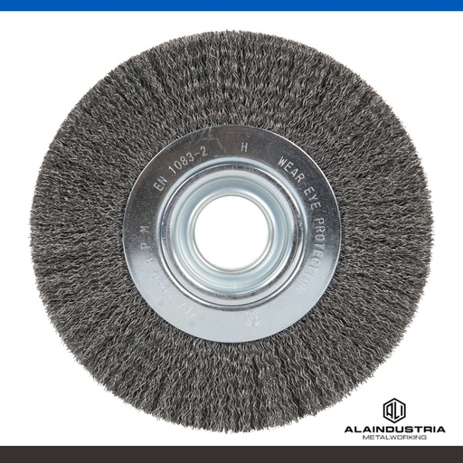 [208135] CEPILLO CIRCULAR RIZADO INOX Ø150 x 25 x 32 KLINGSPOR BR 600 W
