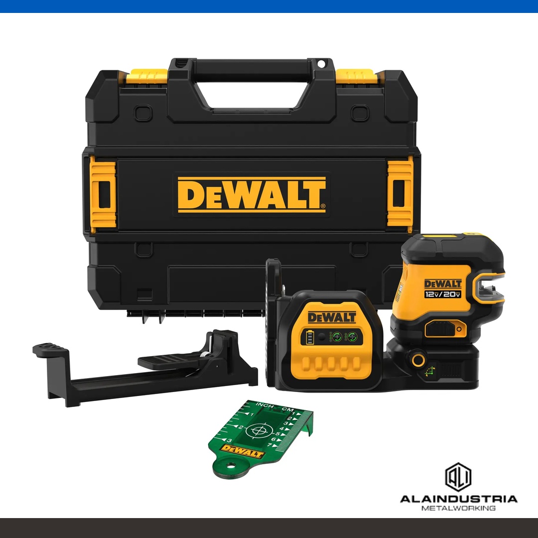 NIVEL LÁSER VERDE 2 PUNTOS 12V/20V DEWALT MAX DCLE34220GB