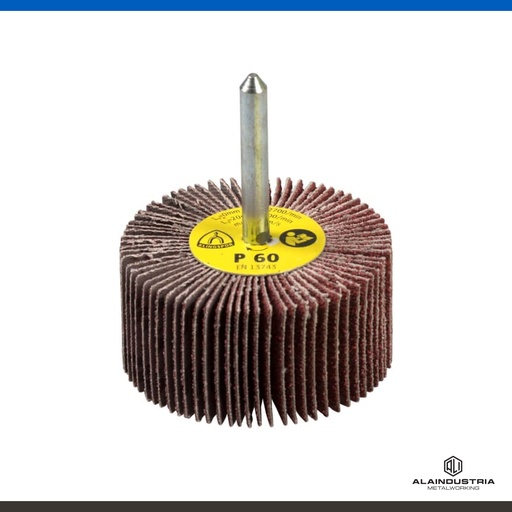 [200483] RUEDA MULTIHOJA CON VASTAGO Ø50 x 20 x 6mm #120 KLINGSPOR KM 613