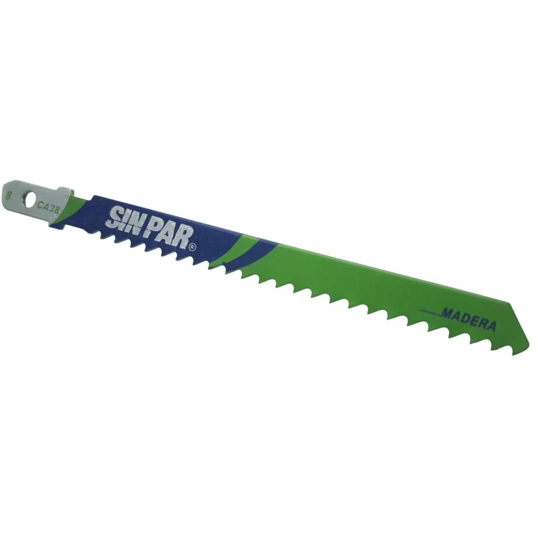 HOJA DE SIERRA CALADORA BIMETAL CORTE CURVO P/MADERA 75mm 8D SIN PAR CA38 x 5 un