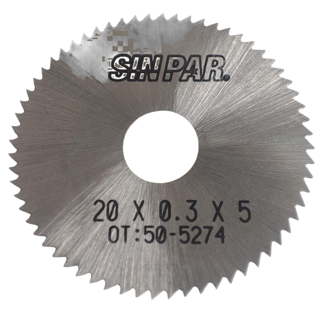 SIERRA CIRCULAR HSS DIN 1837 Ø 20.0mm x 0.30mm X BUJE 5.0mm Z64 SIN PAR