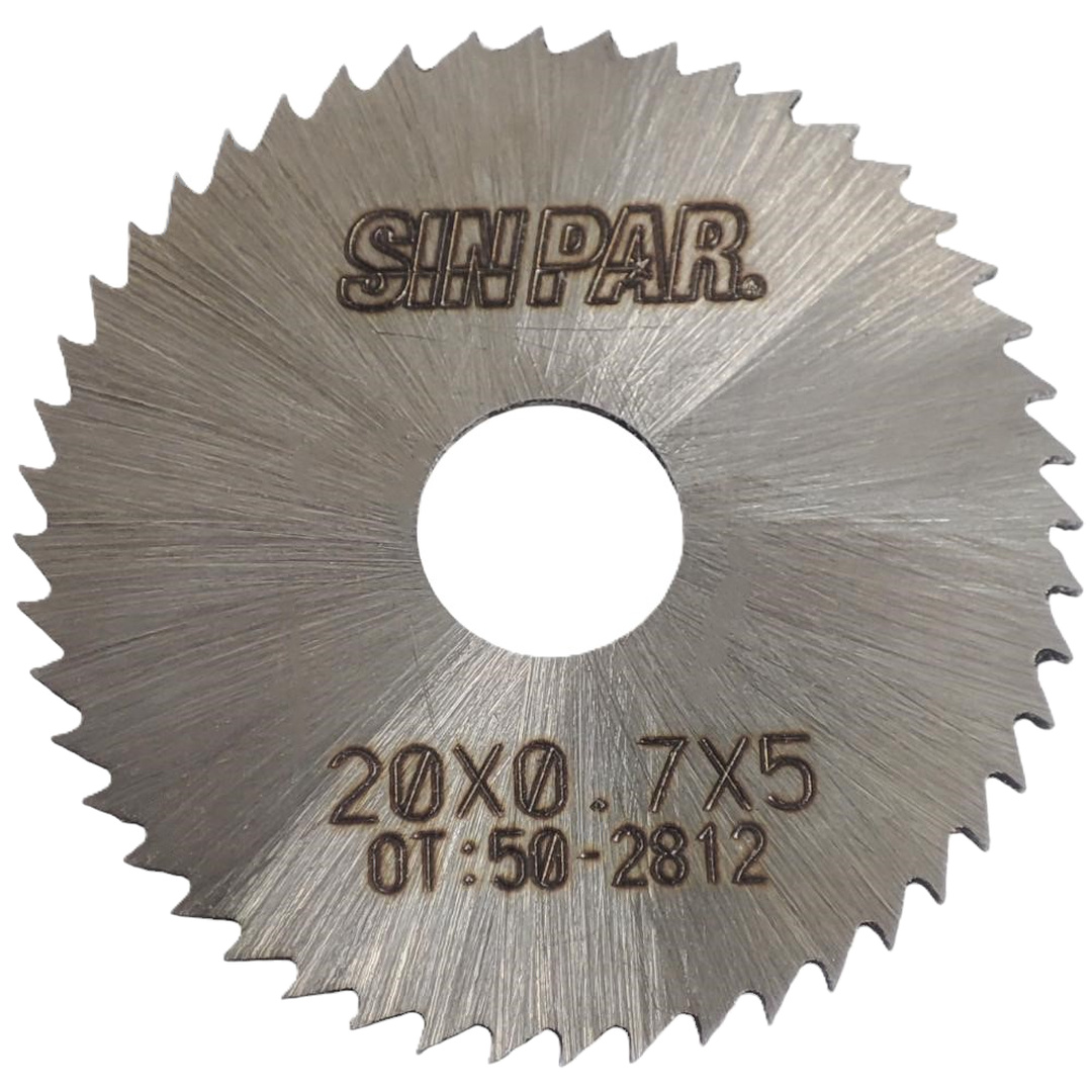 SIERRA CIRCULAR HSS DIN 1837 Ø 20.0mm x 0.70mm X BUJE 5.0mm Z48 SIN PAR