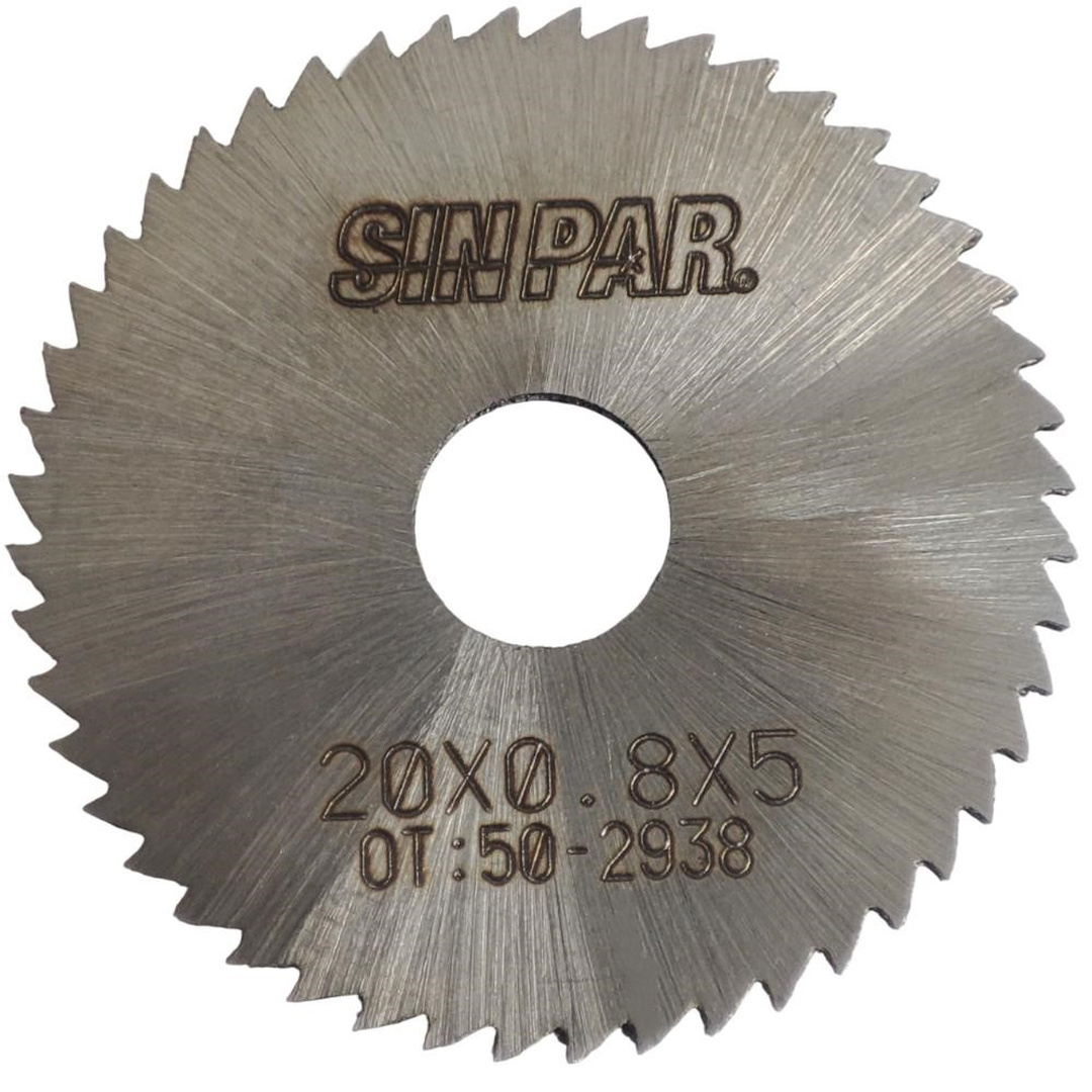 SIERRA CIRCULAR HSS DIN 1837 Ø 20.0mm x 0.80mm X BUJE 5.0mm Z48 SIN PAR