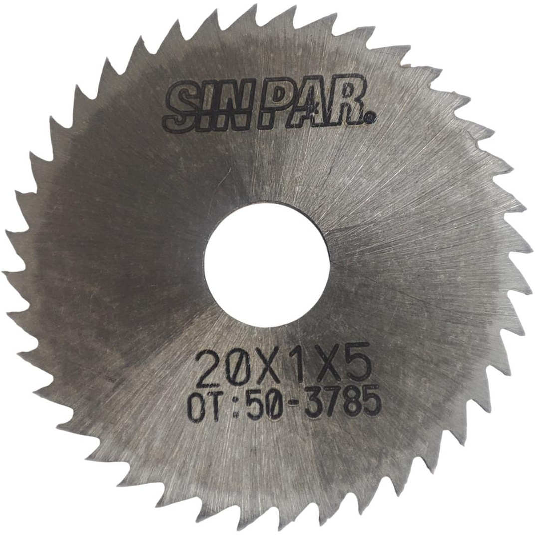 SIERRA CIRCULAR HSS DIN 1837 Ø 20.0mm x 1.00mm X BUJE 5.0mm Z40 SIN PAR