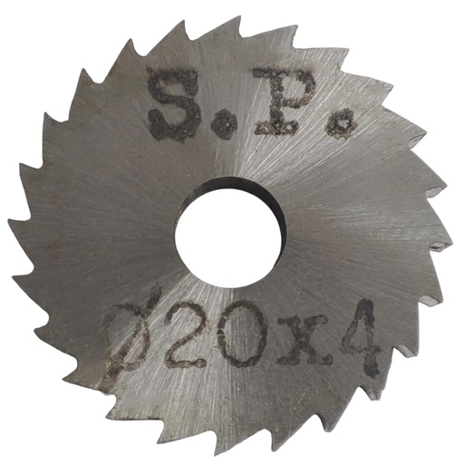 [208417] SIERRA CIRCULAR HSS DIN 1837 Ø 20.0mm x 4.00mm X BUJE 5.0mm Z24 SIN PAR