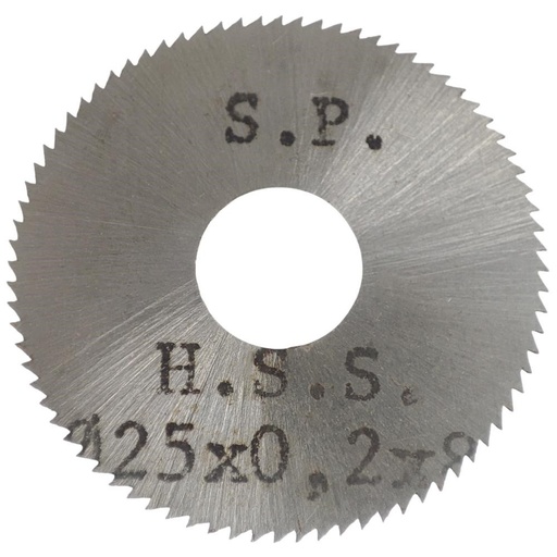 [208422] SIERRA CIRCULAR HSS DIN 1837 Ø 25.0mm x 0.20mm X BUJE 8.0mm Z80 SIN PAR