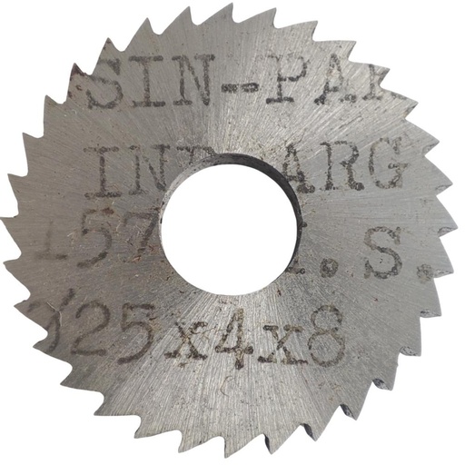 [208438] SIERRA CIRCULAR HSS DIN 1837 Ø 25.0mm x 4.00mm X BUJE 8.0mm Z32 SIN PAR