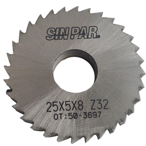 [208440] SIERRA CIRCULAR HSS DIN 1837 Ø 25.0mm x 5.00mm X BUJE 8.0mm Z32 SIN PAR