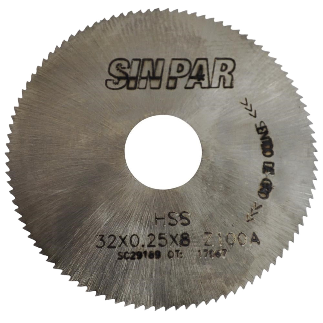 SIERRA CIRCULAR HSS DIN 1837 Ø 32.00mm x 0.25mm X BUJE 8.00mm Z100 SIN PAR