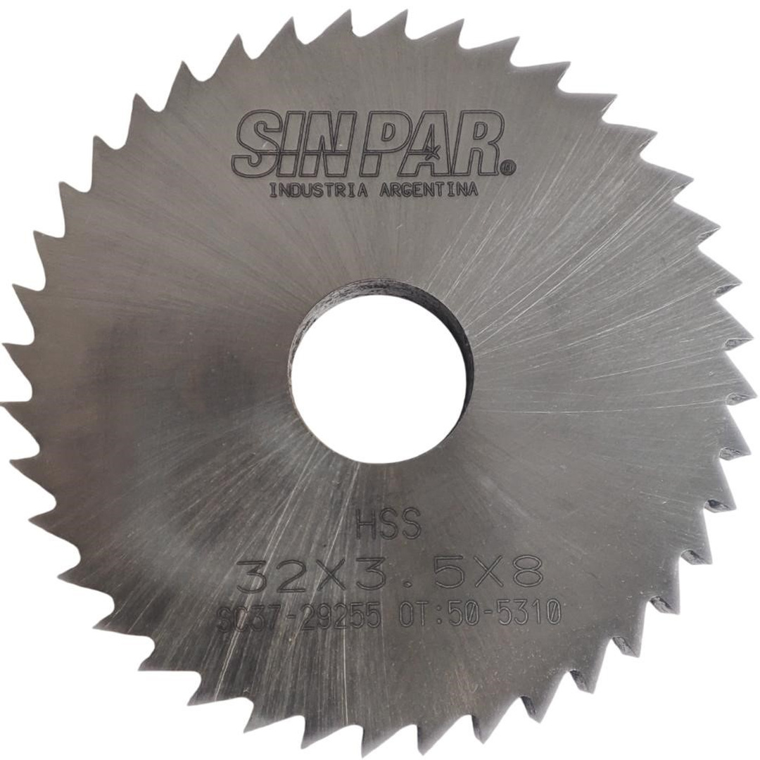 SIERRA CIRCULAR HSS DIN 1837 Ø 32.00mm x 3.50mm X BUJE 8.00mm Z40 SIN PAR