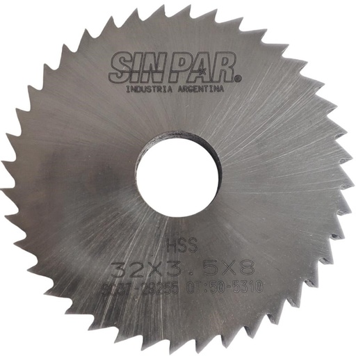 [208459] SIERRA CIRCULAR HSS DIN 1837 Ø 32.00mm x 3.50mm X BUJE 8.00mm Z40 SIN PAR
