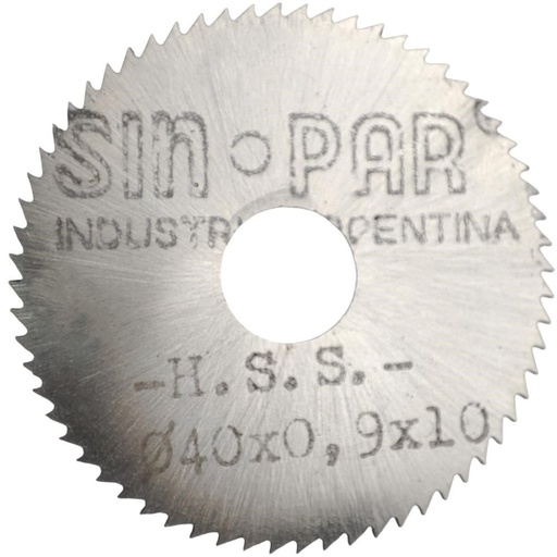 [208473] SIERRA CIRCULAR HSS DIN 1837 Ø 40.00mm x 0.90mm X BUJE 10.00mm Z64 SIN PAR