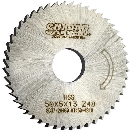 [208506] SIERRA CIRCULAR HSS DIN 1837 50x5.0x13mm SIN PAR