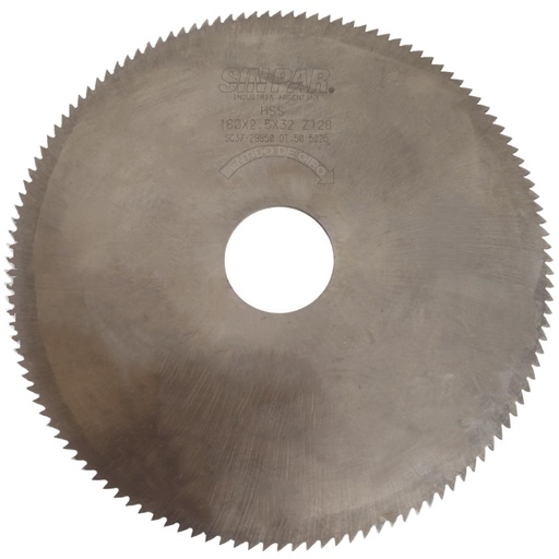 [208590] SIERRA CIRCULAR HSS DIN 1837 Ø160 x 2.5 x 32mm Z128 SIN PAR