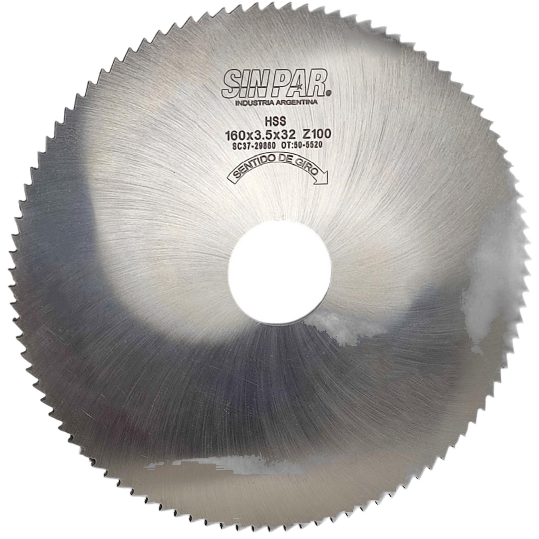 SIERRA CIRCULAR HSS DIN 1837 Ø160 x 3.5 x 32mm Z100 SIN PAR