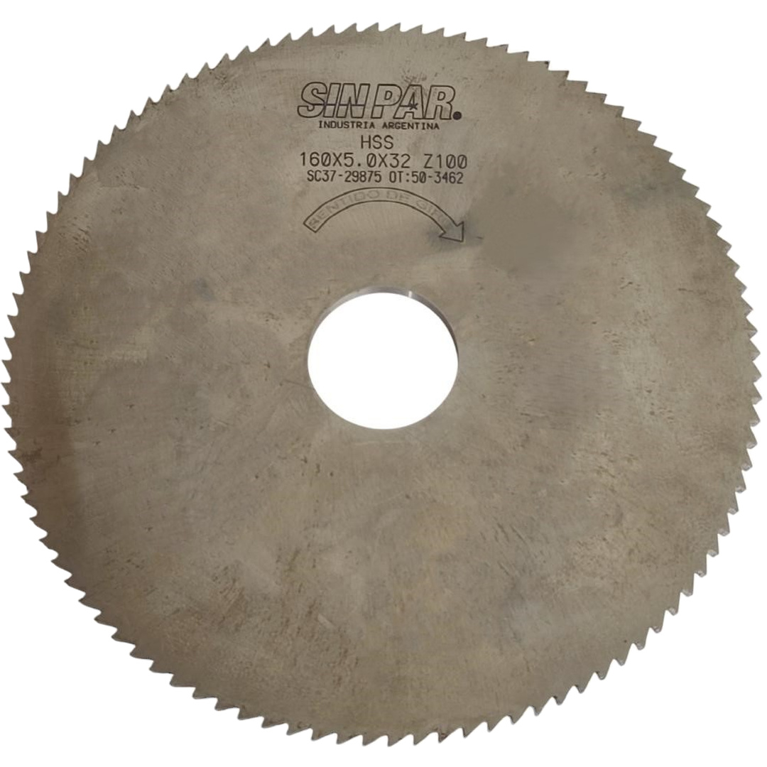 SIERRA CIRCULAR HSS DIN 1837 Ø160 x 5.0 x 32mm Z100 SIN PAR
