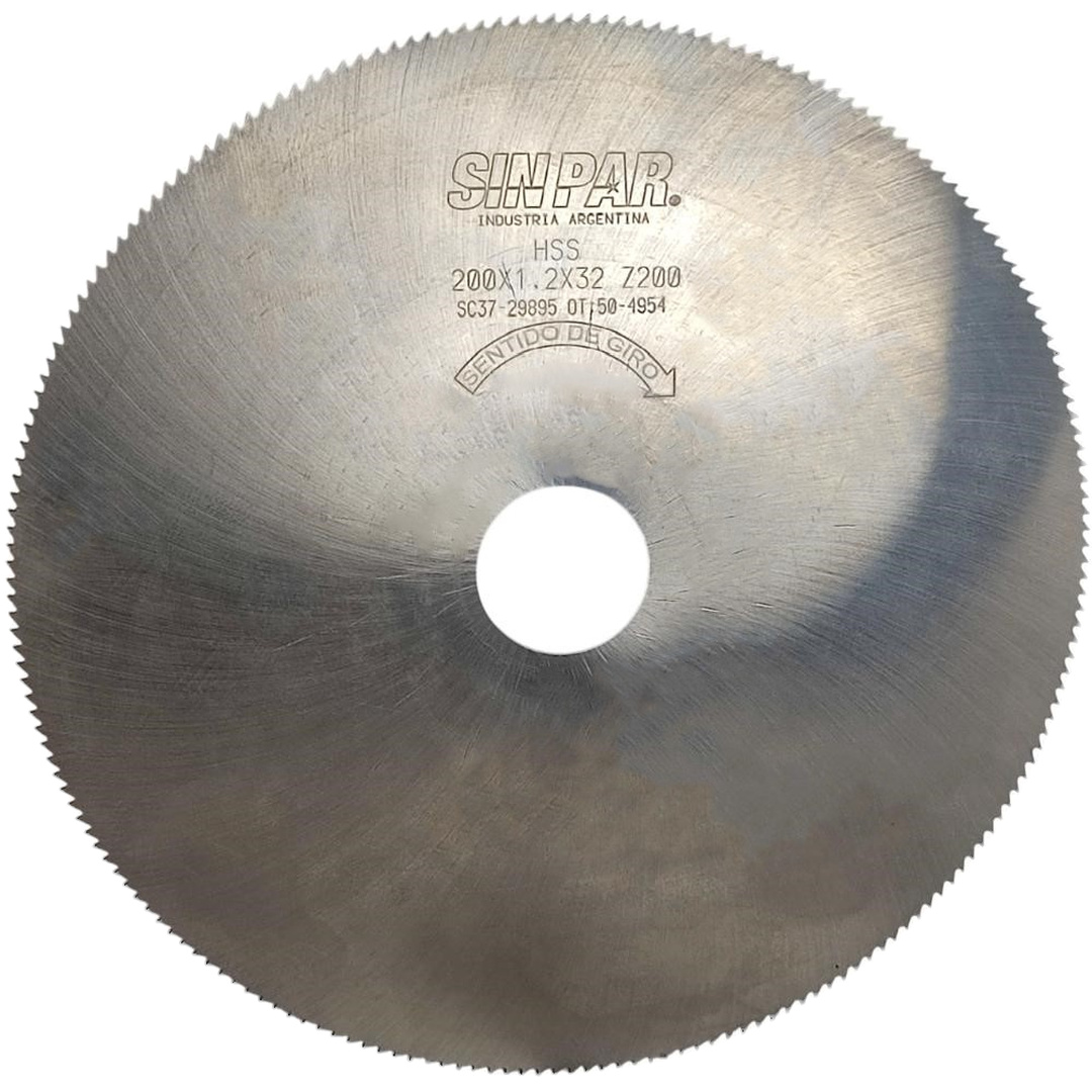 SIERRA CIRCULAR HSS DIN 1837 Ø200 x 1.2 x 32mm Z200 SIN PAR