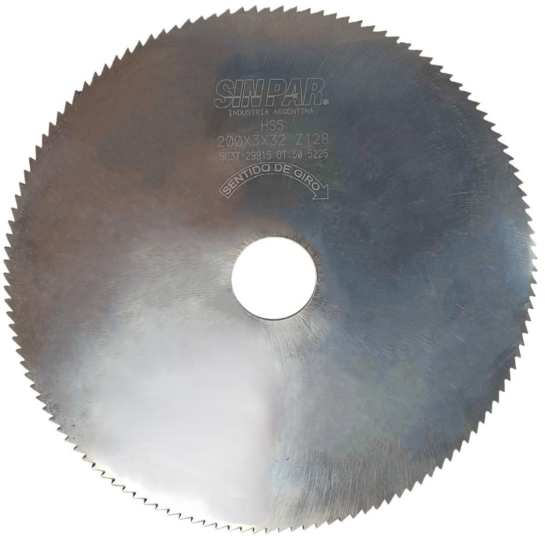 SIERRA CIRCULAR HSS DIN 1837 Ø200 x 3.0 x 32mm Z128 SIN PAR