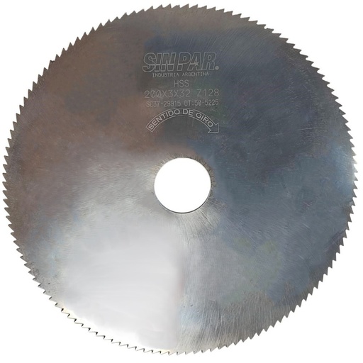 [208603] SIERRA CIRCULAR HSS DIN 1837 Ø200 x 3.0 x 32mm Z128 SIN PAR