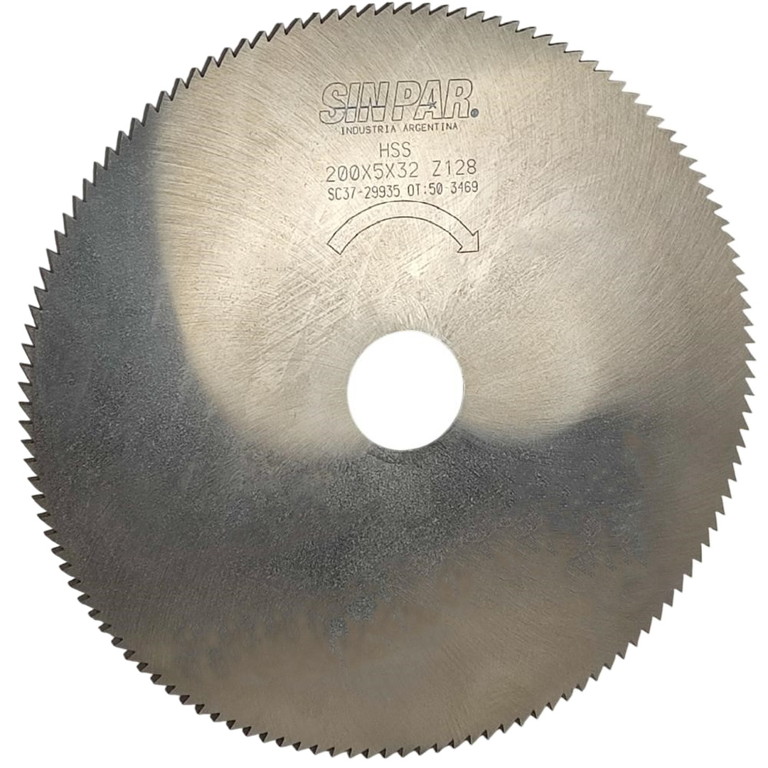 SIERRA CIRCULAR HSS DIN 1837 Ø200 x 5.0 x 32mm Z128 SIN PAR
