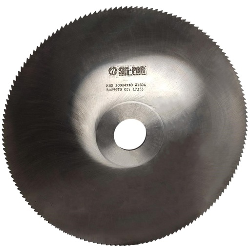 [208624] SIERRA CIRCULAR HSS DIN 1837 Ø300 x 4.0 X BUJE 40mm SIN PAR