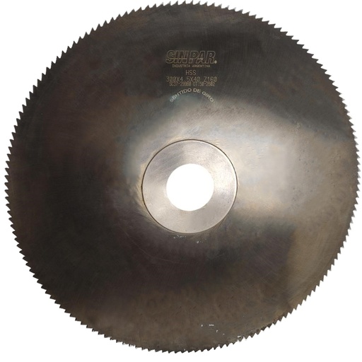 [208625] SIERRA CIRCULAR HSS DIN 1837 Ø300 x 4.5 X BUJE 40mm SIN PAR