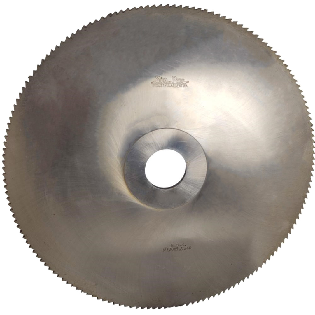 SIERRA CIRCULAR HSS DIN 1837 Ø300 x 5.5 X BUJE 40mm SIN PAR