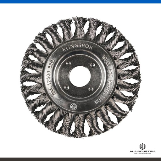 [200743] CEPILLO CIRCULAR TRENZADO ACERO Ø115 x 14 x 22 M14 KLINGSPOR BR 600 Z