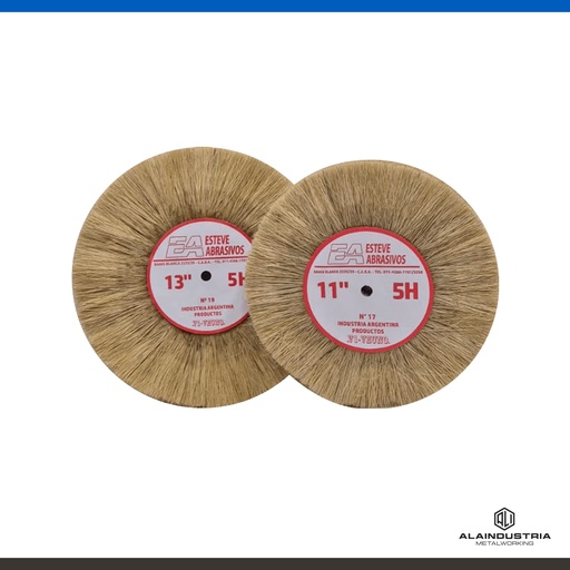[200832] CEPILLO DE PITA REFORZADO RESINADO Ø330 x 50.8 x 14mm ESTEVE