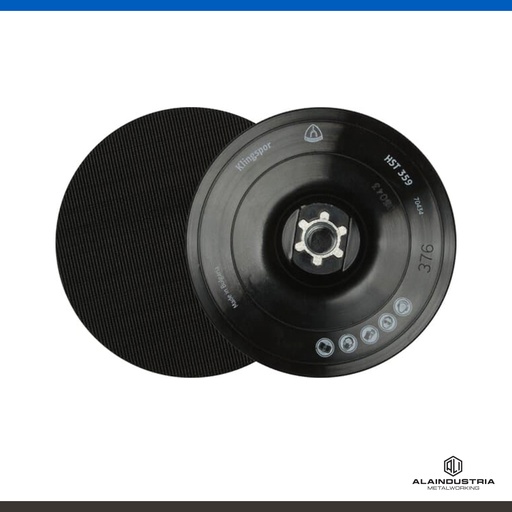 [201187] SOPORTE FLEXIBLE PARA DISCO ABRASIVO CON VELCRO Ø115mm - M 14 KLINGSPOR HST 359